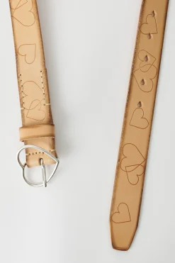 Burning Heart Naturale Leather