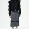 Classic Black Stamped Wool