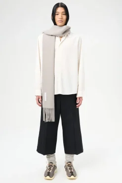 Cream Stripe Ceremony Viscose