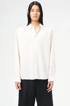 Cream Stripe Ceremony Viscose