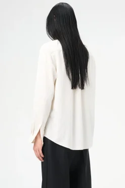 Cream Stripe Ceremony Viscose