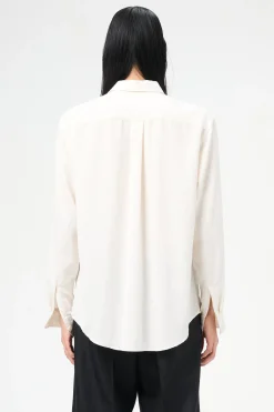 Cream Stripe Ceremony Viscose