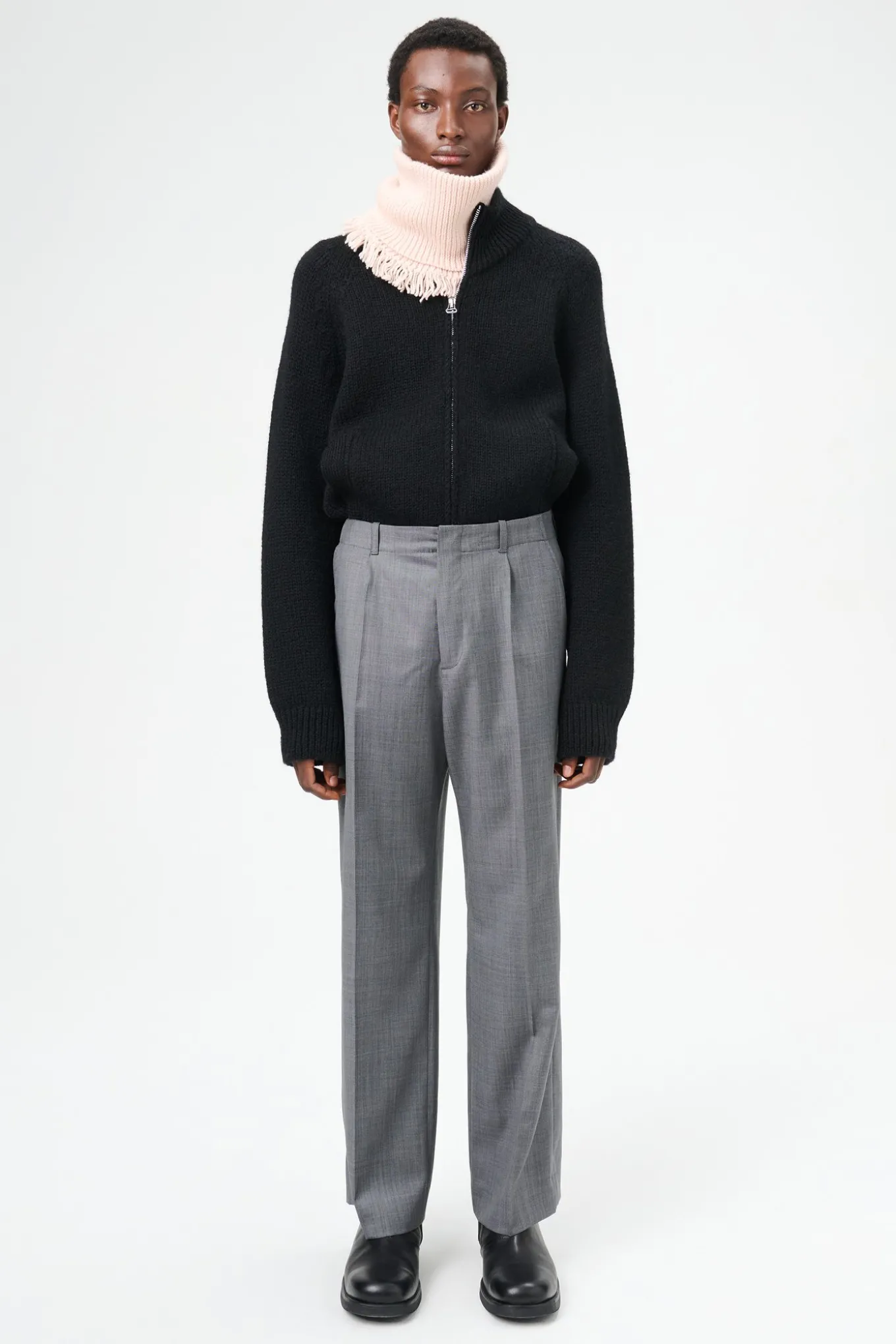Dark Grey Flow Wool