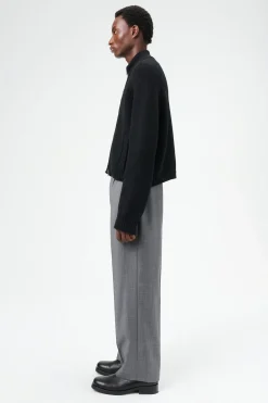 Dark Grey Flow Wool