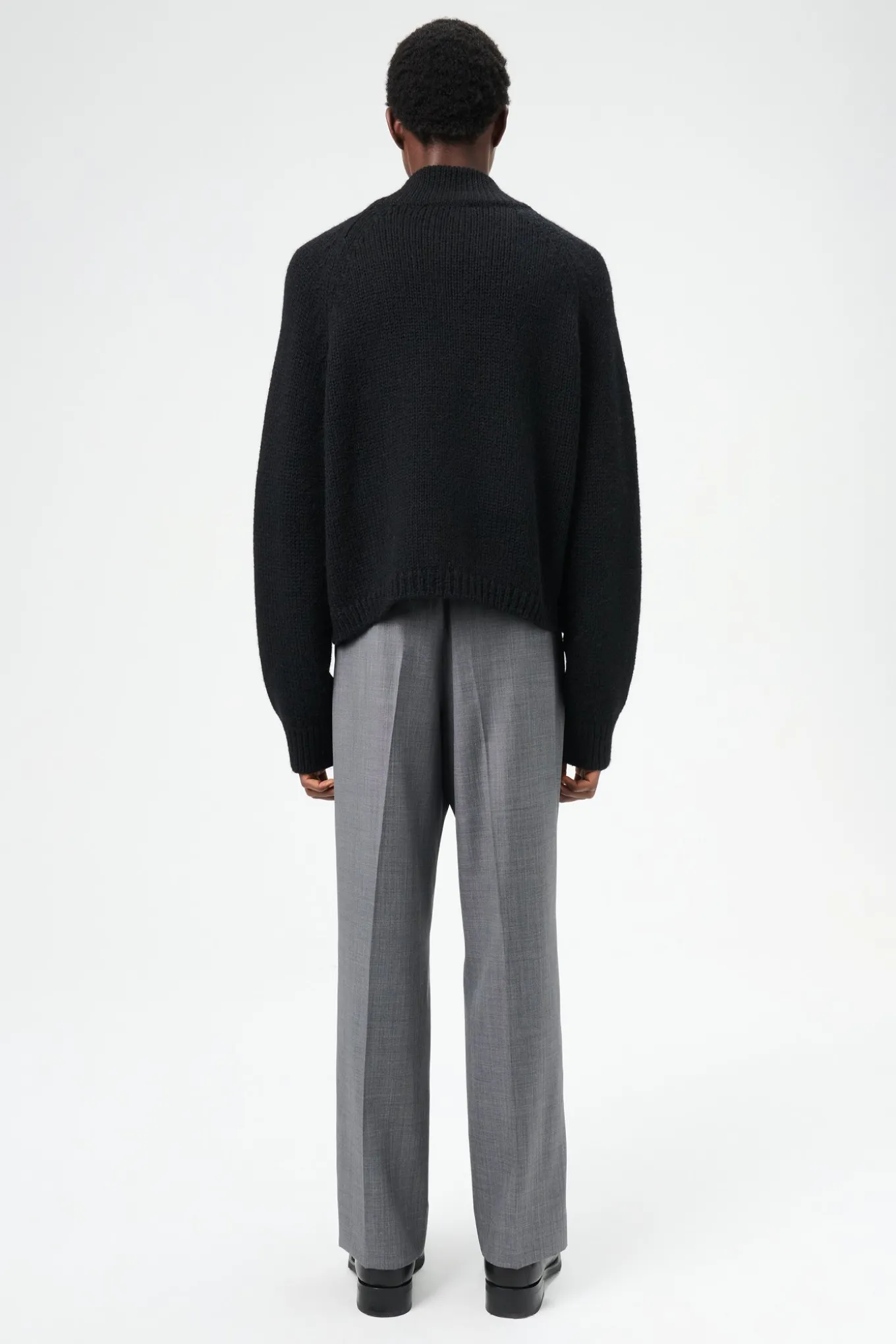 Dark Grey Flow Wool