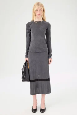 Dark Grey Lace Cupro