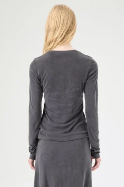 Dark Grey Lace Cupro