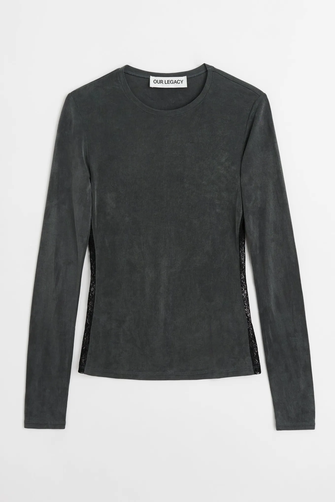 Dark Grey Lace Cupro