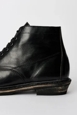 Deep Black Leather