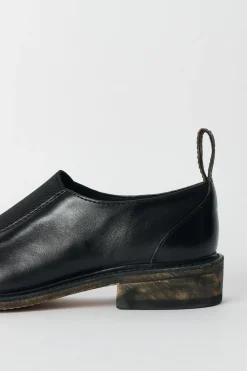 Deep Black Leather