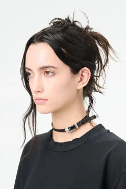 Deep Black Leather