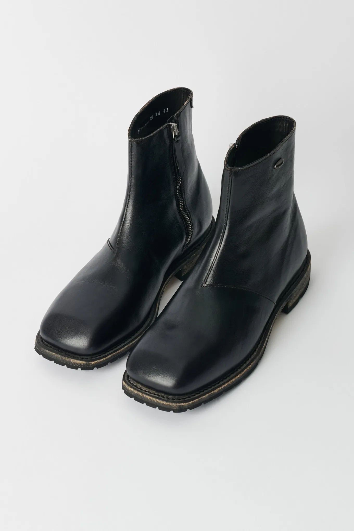 Deep Black Leather
