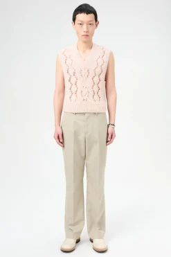 Delicate Pink Fisherman Wool