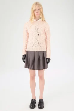 Delicate Pink Fisherman Wool