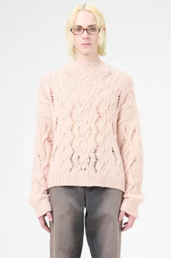 Delicate Pink Fisherman Wool