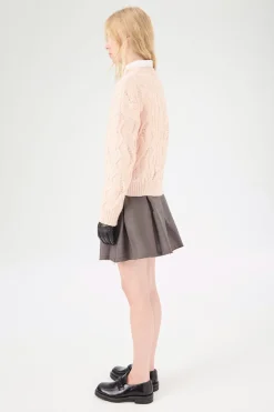 Delicate Pink Fisherman Wool