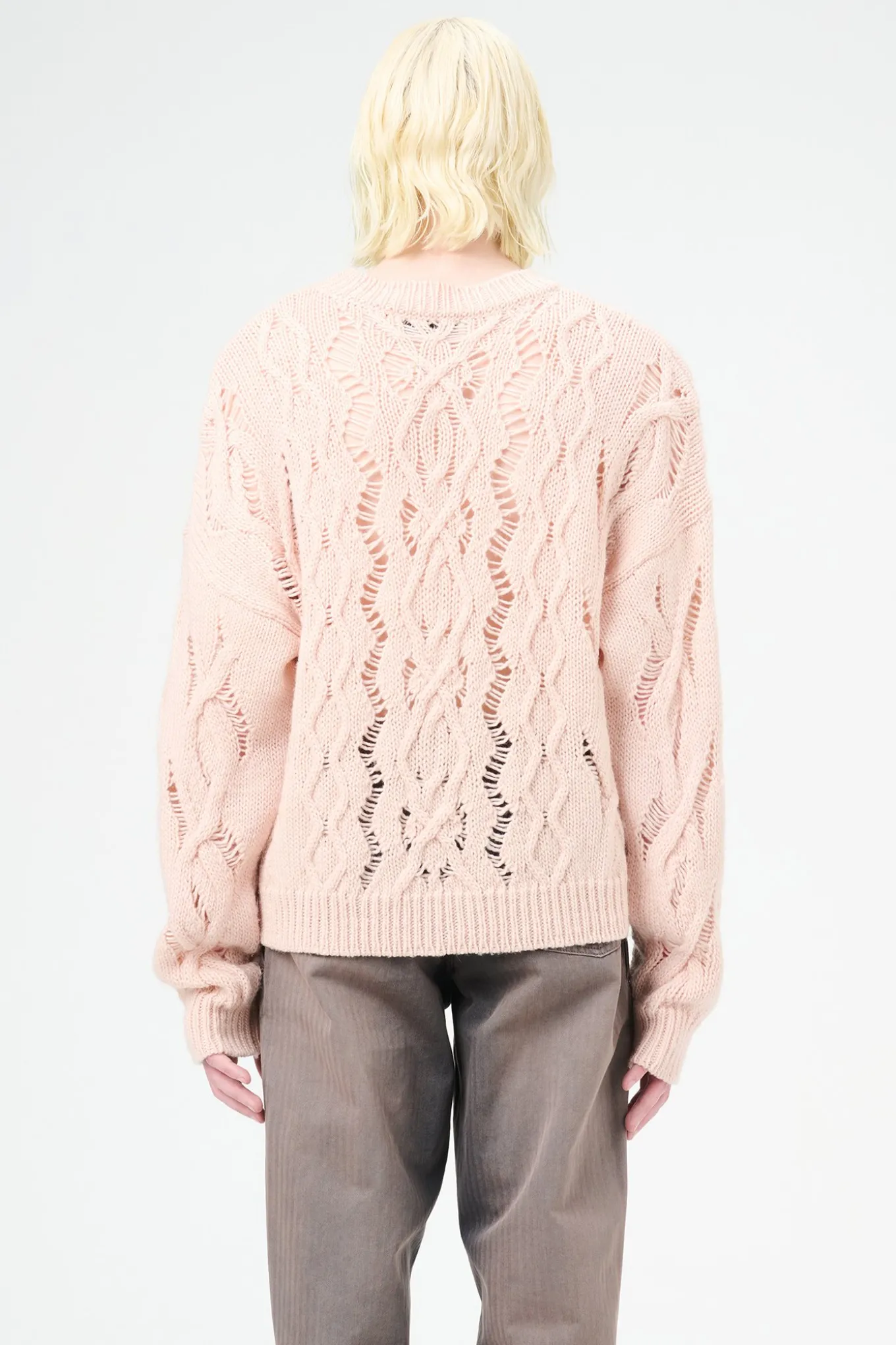 Delicate Pink Fisherman Wool