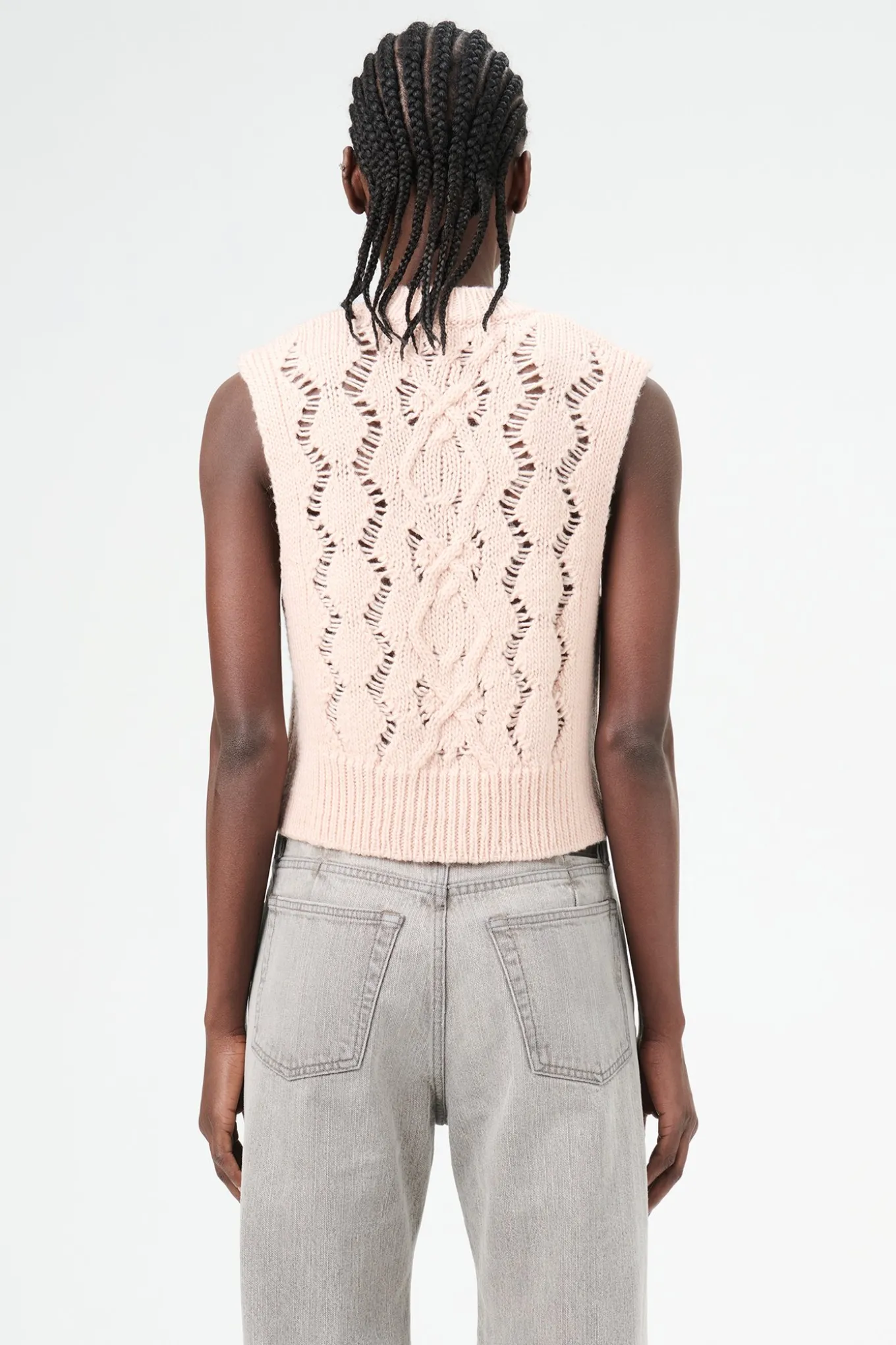 Delicate Pink Fisherman Wool