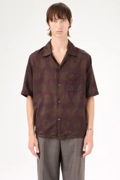 Dotted Print Cotton Silk