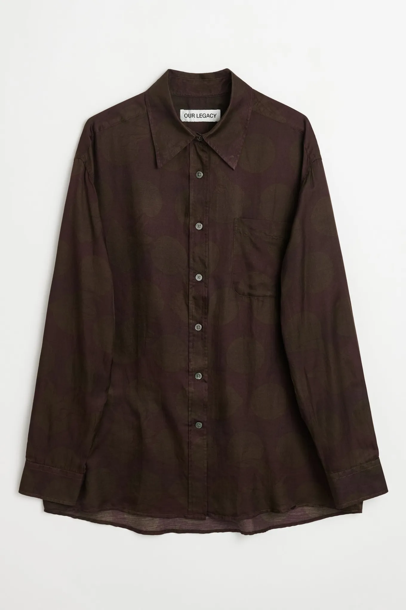 Dotted Print Cotton Silk