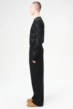 Draping Black Canvas