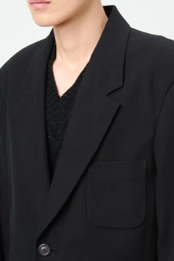 Draping Black Canvas