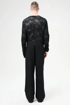 Draping Black Canvas