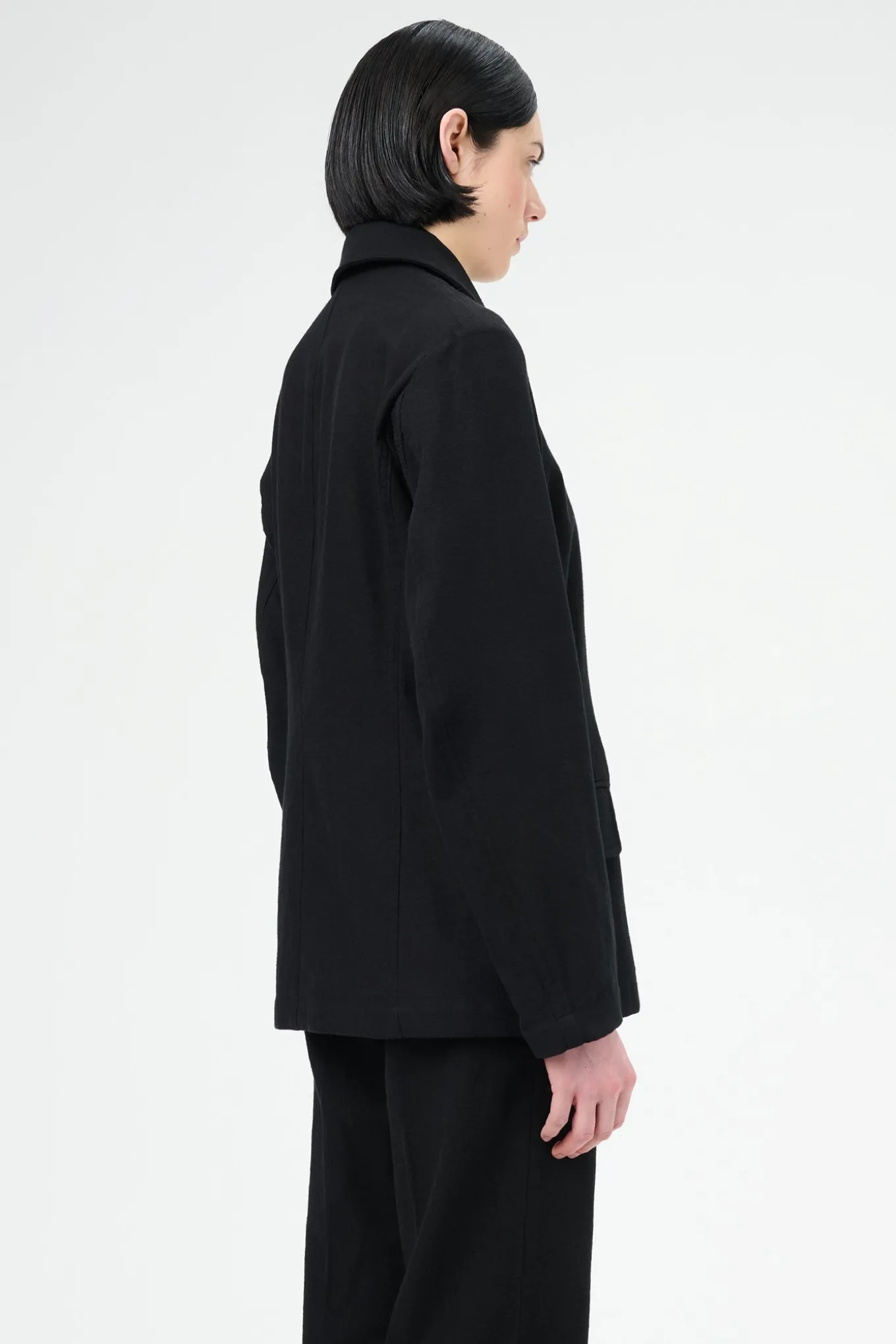 Draping Black Canvas