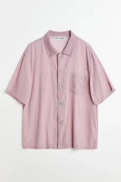 Dusty Lilac Coated Voile