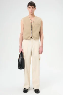 Ecru Canal Stripe