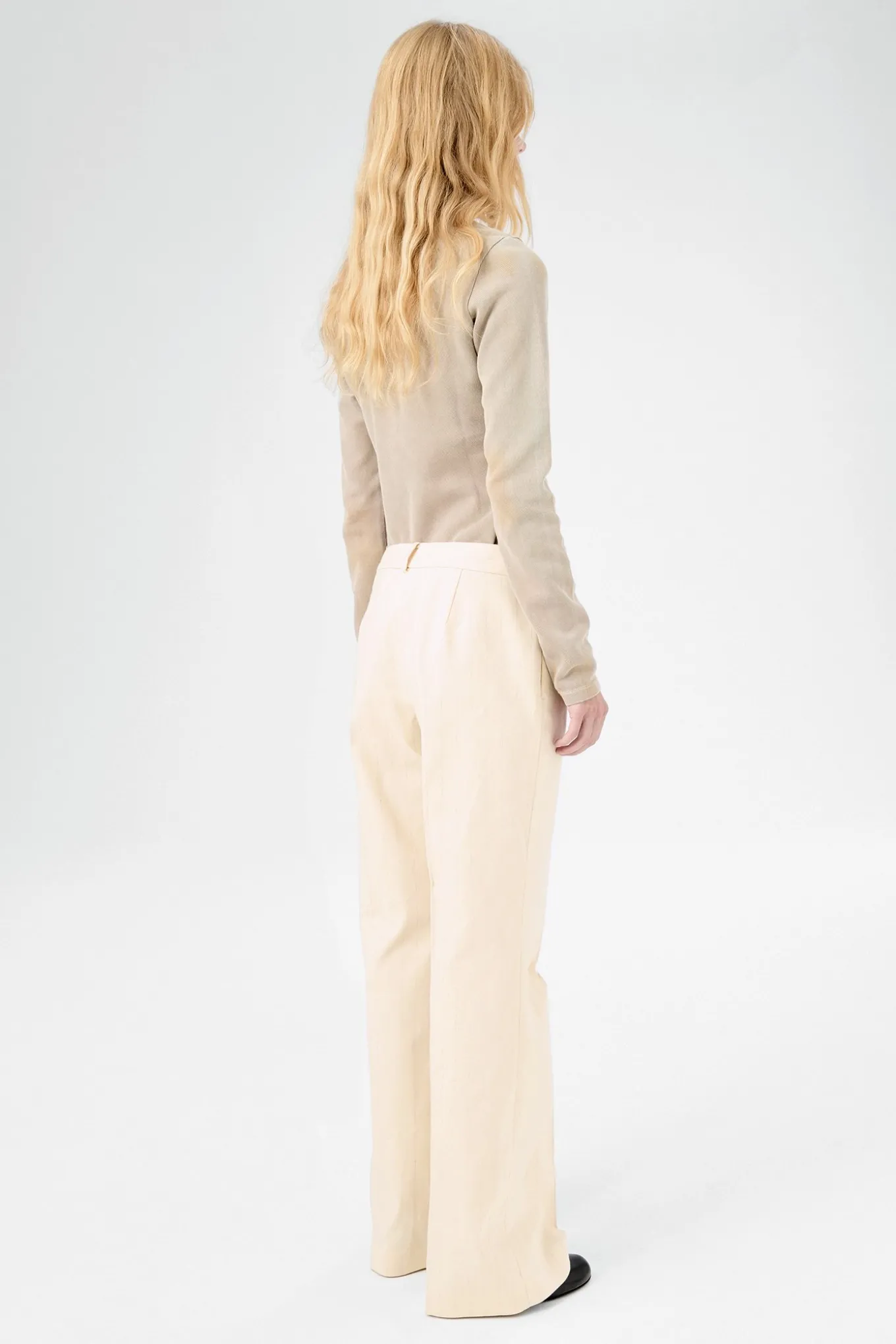Ecru Canal Stripe