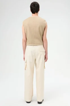 Ecru Canal Stripe