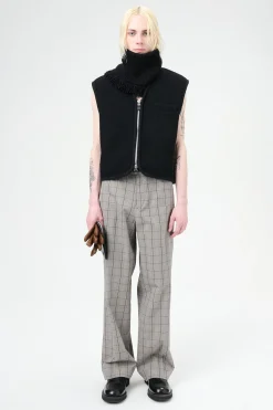 Evening Black Boucle Wool