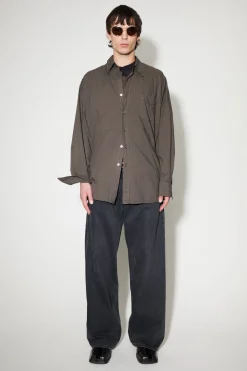 Faded Brown Cotton Voile