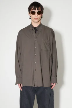 Faded Brown Cotton Voile