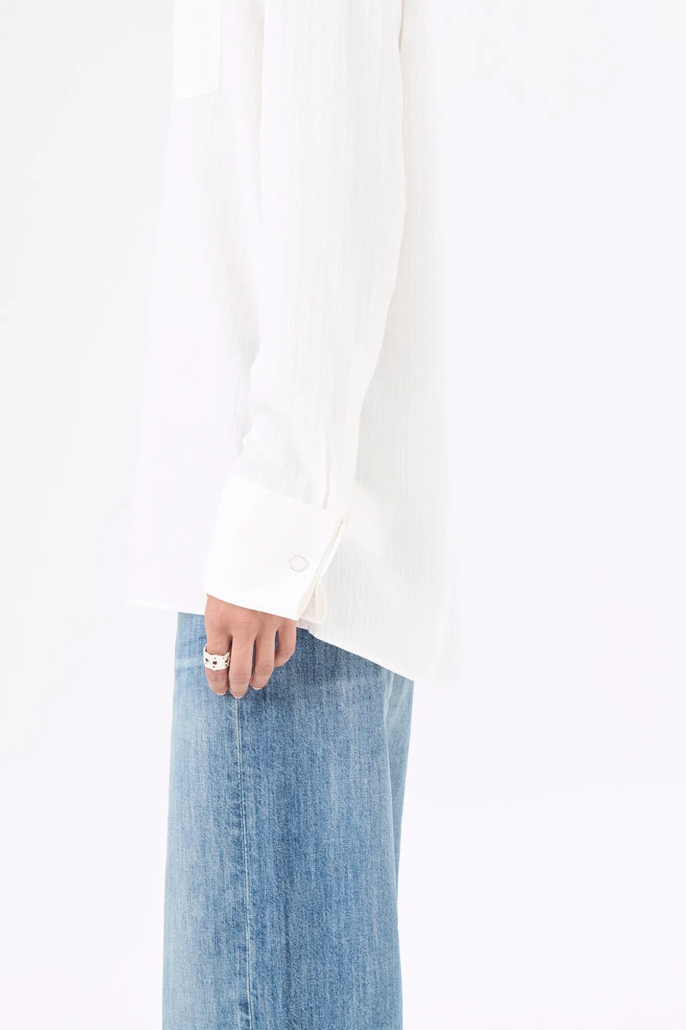 French Stripe Ceremony Viscose