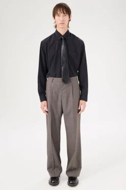 Grey Atom Check Wool