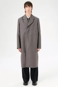 Grey Atom Check Wool