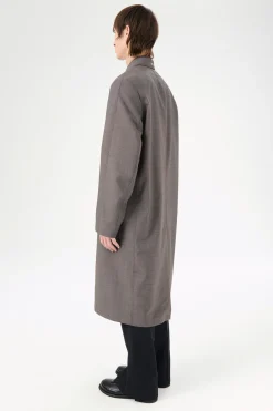 Grey Atom Check Wool