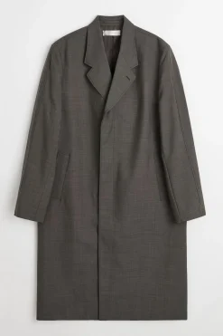 Grey Atom Check Wool