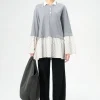 Grey Melange Check