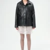 Heavy Grain Black Leather