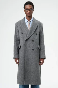 Island Grey Hairy Mohair