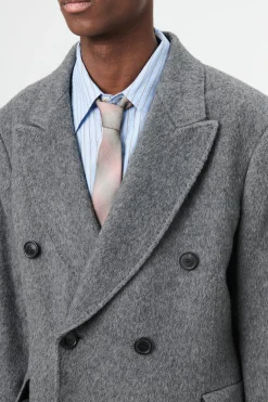 Island Grey Hairy Mohair
