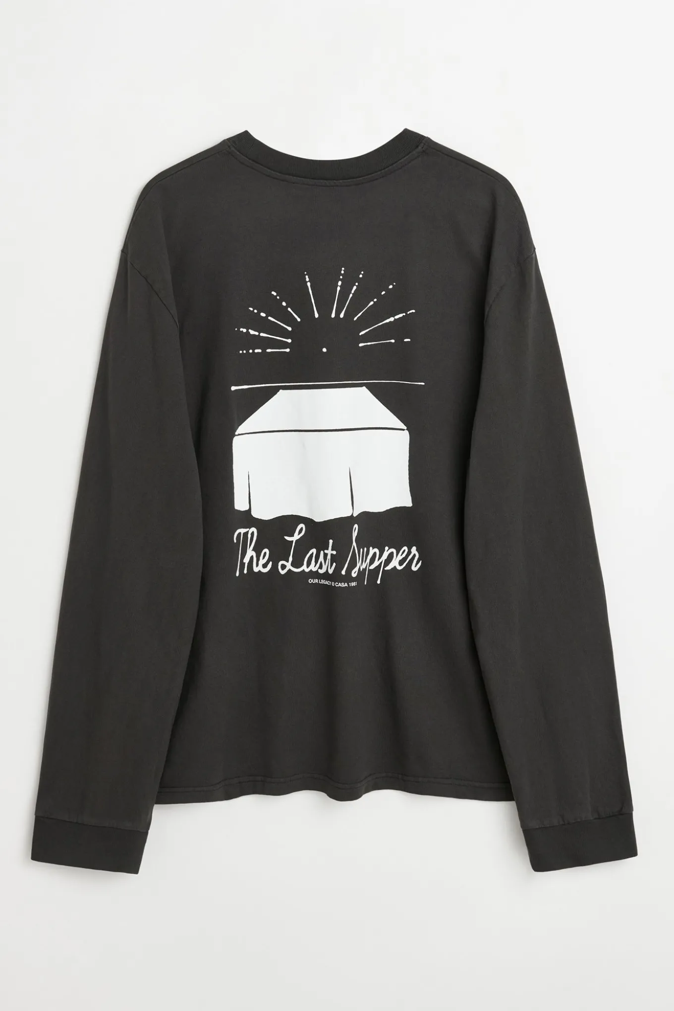 Last Supper Print Black