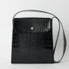 Licorice Croc Bull Hide