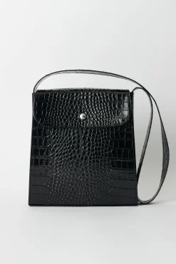 Licorice Croc Bull Hide