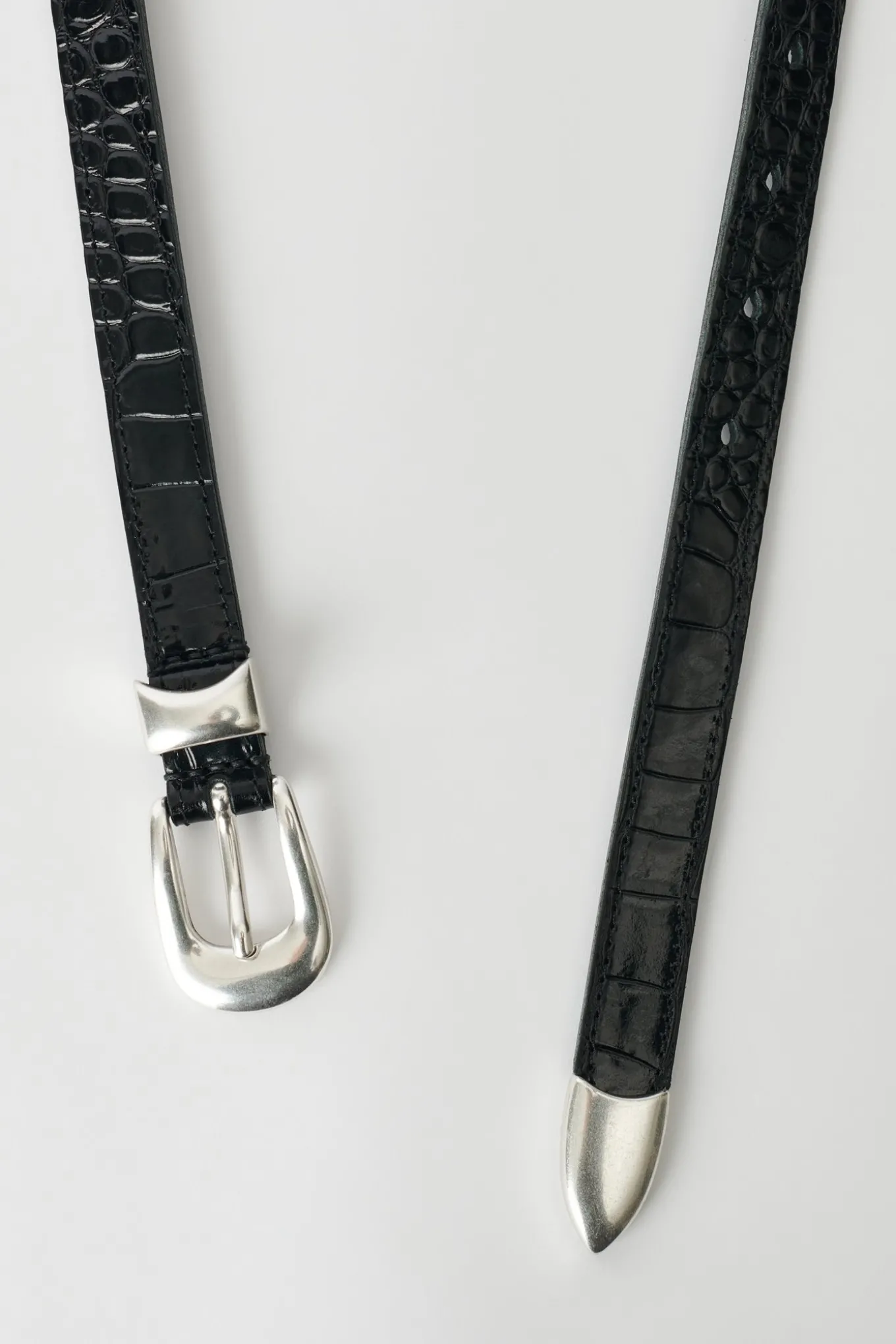 Licorice Croc Bull Hide