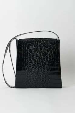 Licorice Croc Bull Hide
