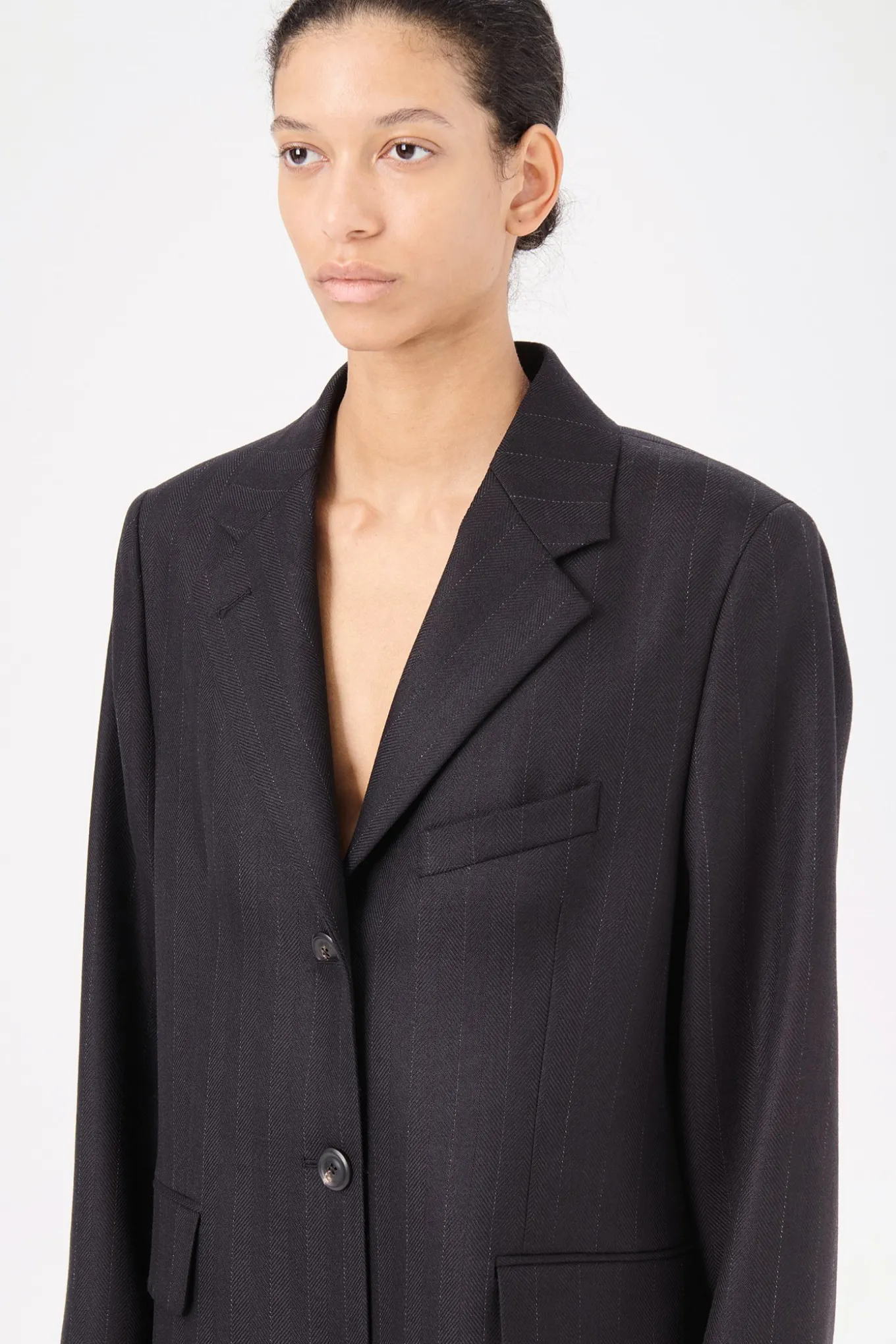 Maitre D Black Wool